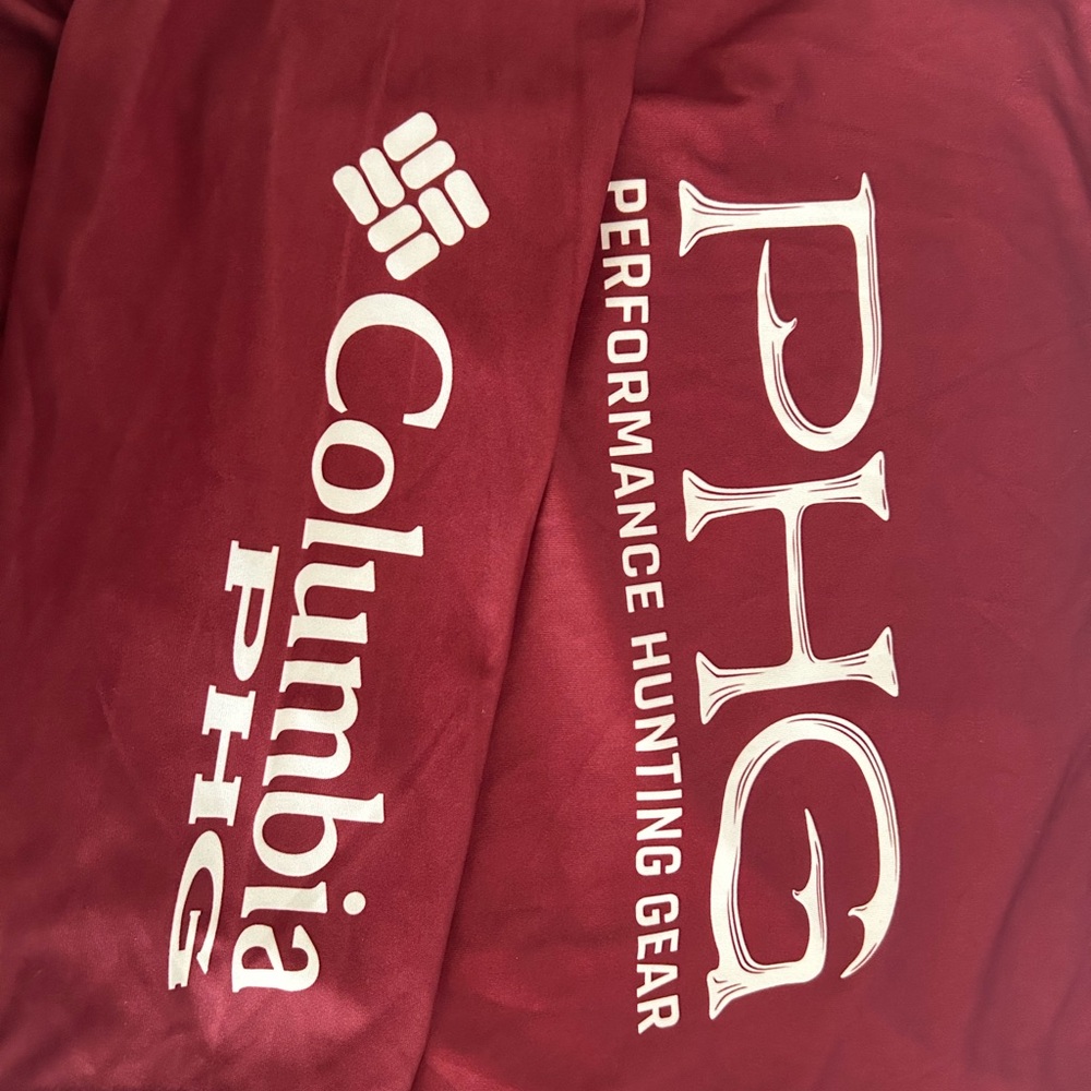 COPY - Columbia Men's burgundy Performance Hunting Gear Shirt size M cod: 1288 - Picture 4 of 6